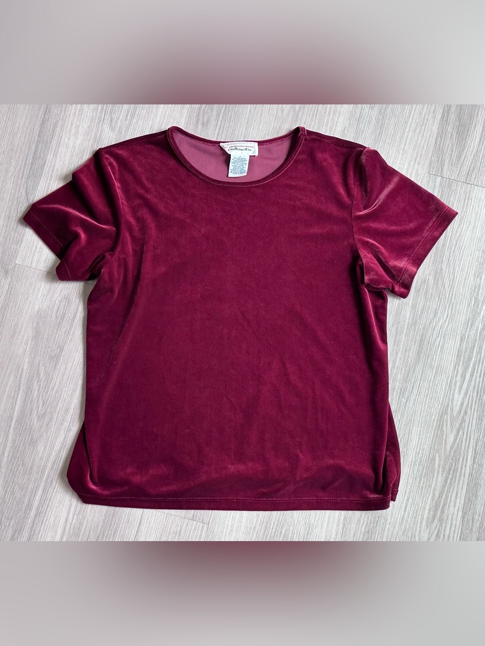 Talbots Vintage Velvet Top